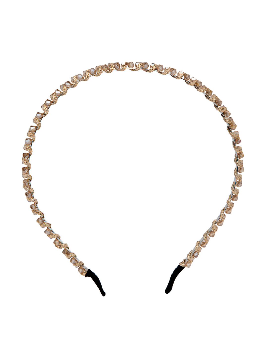 YouBella Brown Spiral Hairband